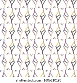 Seamless vector pattern. Background texture in geometric ornamental style.