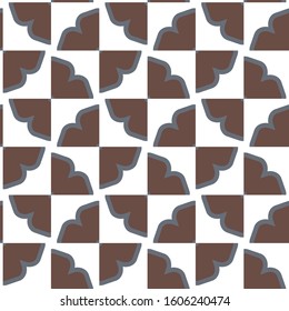 Seamless vector pattern. Background texture in geometric ornamental style.
