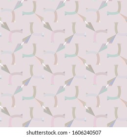 Seamless vector pattern. Background texture in geometric ornamental style.