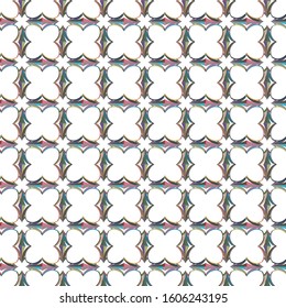 Seamless vector pattern. Background texture in geometric ornamental style.