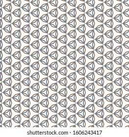 Seamless vector pattern. Background texture in geometric ornamental style.