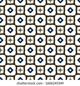 Seamless vector pattern. Background texture in geometric ornamental style.