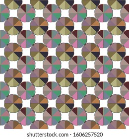 Seamless vector pattern. Background texture in geometric ornamental style.