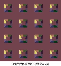 Seamless vector pattern. Background texture in geometric ornamental style.