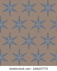 Seamless vector pattern. Background texture in geometric ornamental style.