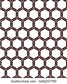 Seamless vector pattern. Background texture in geometric ornamental style.