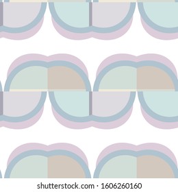 Seamless vector pattern. Background texture in geometric ornamental style.