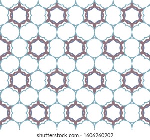 Seamless vector pattern. Background texture in geometric ornamental style.