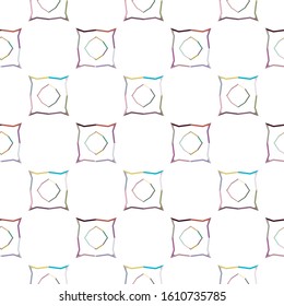 Seamless vector pattern. Background texture in geometric ornamental style.