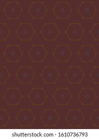 Seamless vector pattern. Background texture in geometric ornamental style.