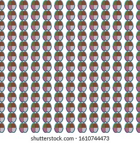 Seamless vector pattern. Background texture in geometric ornamental style.