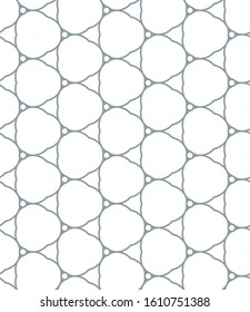 Seamless vector pattern. Background texture in geometric ornamental style.