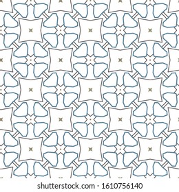 Seamless vector pattern. Background texture in geometric ornamental style.