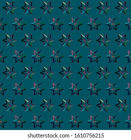 Seamless vector pattern. Background texture in geometric ornamental style.