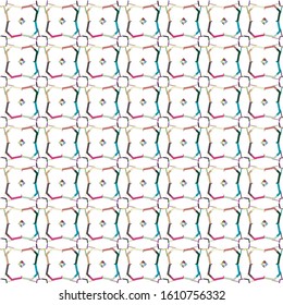 Seamless vector pattern. Background texture in geometric ornamental style.