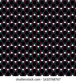 Seamless vector pattern. Background texture in geometric ornamental style.