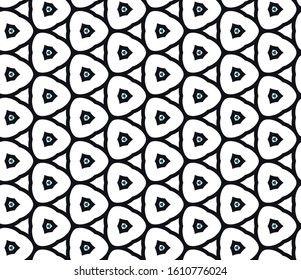Seamless vector pattern. Background texture in geometric ornamental style.