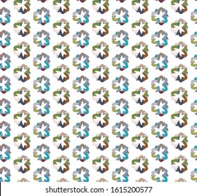 Seamless vector pattern. Background texture in geometric ornamental style.