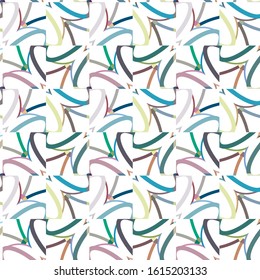 Seamless vector pattern. Background texture in geometric ornamental style.