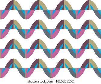 Seamless vector pattern. Background texture in geometric ornamental style.