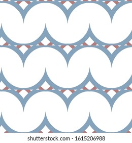 Seamless vector pattern. Background texture in geometric ornamental style.