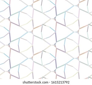 Seamless vector pattern. Background texture in geometric ornamental style.