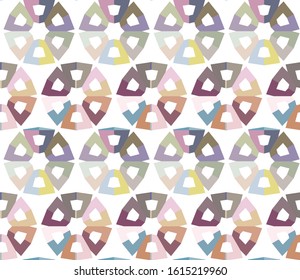 Seamless vector pattern. Background texture in geometric ornamental style.