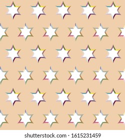 Seamless vector pattern. Background texture in geometric ornamental style.