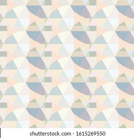 Seamless vector pattern. Background texture in geometric ornamental style.