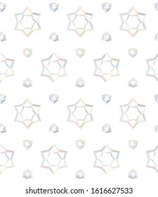 Seamless vector pattern. Background texture in geometric ornamental style.