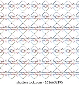 Seamless vector pattern. Background texture in geometric ornamental style.