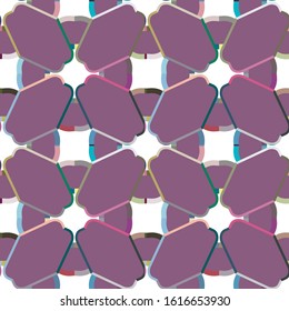 Seamless vector pattern. Background texture in geometric ornamental style.