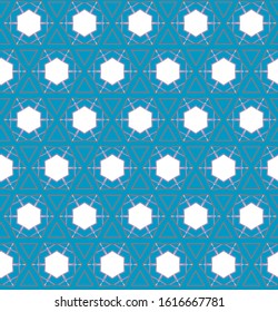 Seamless vector pattern. Background texture in geometric ornamental style.