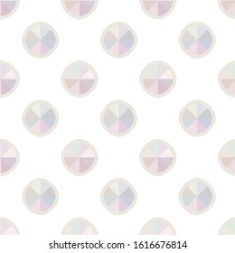 Seamless vector pattern. Background texture in geometric ornamental style.