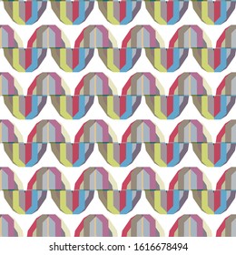 Seamless vector pattern. Background texture in geometric ornamental style.