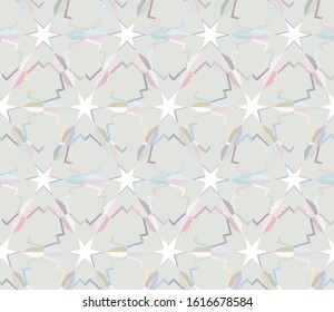 Seamless vector pattern. Background texture in geometric ornamental style.