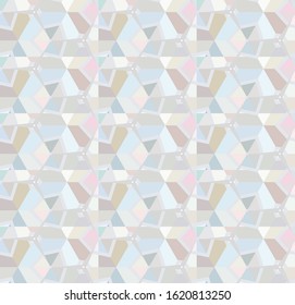 Seamless vector pattern. Background texture in geometric ornamental style.
