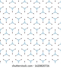 Seamless vector pattern. Background texture in geometric ornamental style.