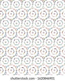 Seamless vector pattern. Background texture in geometric ornamental style.
