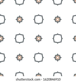 Seamless vector pattern. Background texture in geometric ornamental style.