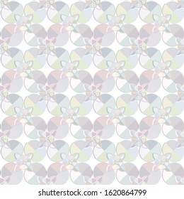 Seamless vector pattern. Background texture in geometric ornamental style.