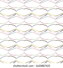 Seamless vector pattern. Background texture in geometric ornamental style.