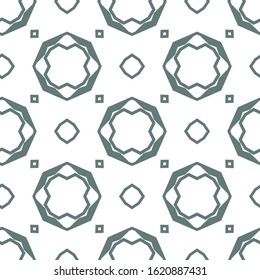 Seamless vector pattern. Background texture in geometric ornamental style.