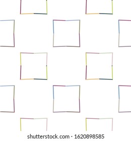 Seamless vector pattern. Background texture in geometric ornamental style.