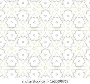 Seamless vector pattern. Background texture in geometric ornamental style.