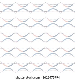 Seamless vector pattern. Background texture in geometric ornamental style.