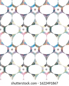 Seamless vector pattern. Background texture in geometric ornamental style.
