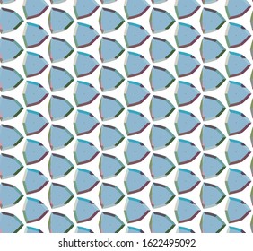 Seamless vector pattern. Background texture in geometric ornamental style.