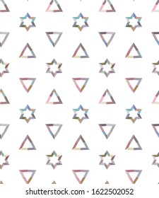 Seamless vector pattern. Background texture in geometric ornamental style.