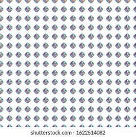 Seamless vector pattern. Background texture in geometric ornamental style.